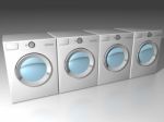 Washing Machines Stock Photo