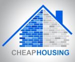 Cheap Housing Represents Low Cost Discounted Property Stock Photo