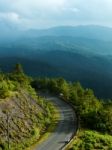 Curved Road Of Doi Inthanon Stock Photo