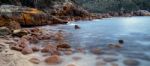 Sleepy Bay In Freycinet National Park Stock Photo