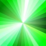 Green Light Ray Abstract Background Stock Photo