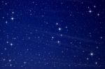 Stars In The Night Sky Stock Photo