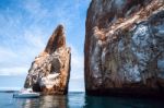 Cliff Kicker Rock, The Icon Of Divers, The Most Popular Dive, Sa Stock Photo