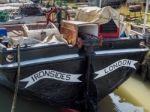 Faversham, Kent/uk - March 29 : Ironsides Moored In A Creek Off Stock Photo