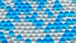 Polymer Gel. Gel Balls. Balls Of Blue And Transparent Hydrogel, Stock Photo