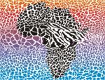 Abstract Africa In Wild Animals Camouflage Stock Photo