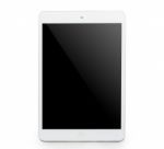 White Tablet Computer Stock Photo