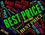 Best Price Indicating Number One And Optimal Stock Photo