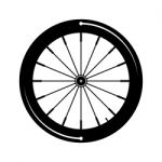 Bicycle Wheel  Illustration Stock Photo