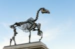 Hans Haacke Statue Gift Horse In Trafalgar Square Stock Photo