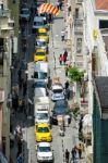 Istanbul, Turkey - May 24 : Traffic Jam In Istanbul Turkey On May 24, 2018. Unidentified People Stock Photo
