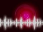 Sound Wave Background Means Audio Frequency Or Analyzer
 Stock Photo
