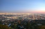 Los Angeles At Sunset Stock Photo