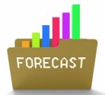 Forecast File Represents Prediction Graph 3d Rendering Stock Photo