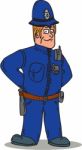 London Policeman Police Officer Cartoon Stock Photo