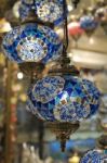Istanbul, Turkey - May 25 : Lights For Sale In The Grand Bazaar Stock Photo