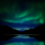 Aurora Borealis  Stock Photo