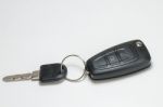 Remote Control Car With Security Lock Key Stock Photo