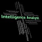 Intelligence Analyst Shows Intellectual Capacity And Ability Stock Photo