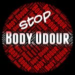 Stop Body Odour Indicates Warning Sign And Aroma Stock Photo