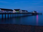 Nighttime At Southwold Pier Stock Photo