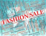 Fashion Sale Shows Glamour Promo And Promotional Stock Photo