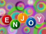 Party Enjoy Represents Happy Positive And Parties Stock Photo