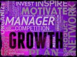 Growth Words Indicate Improvement Growing And Expansion Stock Photo