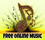 Free Online Music Represents For Nothing And Freebie Stock Photo