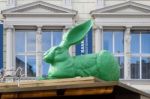 The Hare At The Albertina Square By The Hofburg Palace In Vienna Stock Photo