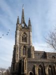 Faversham, Kent/uk - March 29 : View Of St Mary Of Charity Churc Stock Photo