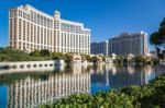 Las Vegas, Nevada/usa - August 1 : View Of The Bellagio Hotel An Stock Photo