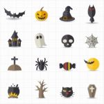 Halloween Icons Stock Photo