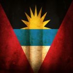 Old Grunge Flag Antigua And Barbuda Stock Photo