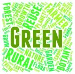 Green Word Representing Eco Friendly And Environmental Stock Photo