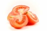 Tomato Quarters Stock Photo