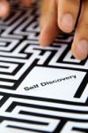 Self Discovery Concept Stock Photo
