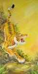 Tiger Painting Stock Photo