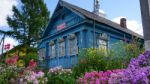 Old Wooden House In Russia Countryside Stock Photo