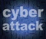 Cyber Attack Represents World Wide Web And Criminal Stock Photo