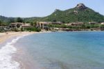 The Beach At Cannigione In Sardinia Stock Photo