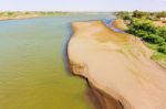 View At Blue Nile River From The Bridge In Wad Madani Stock Photo