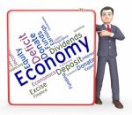 Economy Word Means Micro Economics And Economical Stock Photo