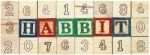 Wooden Alphabet Blocks Isolated On White Stock Photo