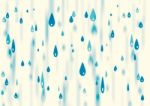 Vertical Rain Water Drops Vintage Illustration Background Stock Photo
