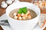 Mushroom Soup Stock Photo