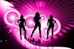 Girls Dancing At A Club Stock Photo