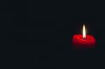 Red Candle Background Stock Photo