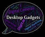 Desktop Gadgets Meaning Mod Con And Inventions Stock Photo