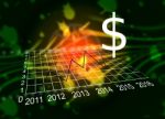 Dollar Rate Illustration Stock Photo